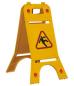Preview: Warnaufsteller aus Kunststoff