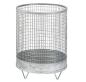 Preview: Abfallsammler Drahtkorb mit stabilem Blechboden