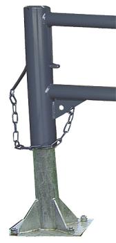 Preview: Wegesperre, Gatterschranke freitragend - leichte Ausführung