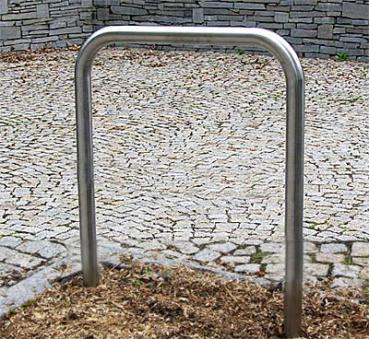 Fahrrad-Anlehnbügel aus Edelstahl