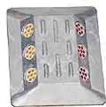 Preview: ALU-Markierungsnägel mit Reflektor, quadratisch