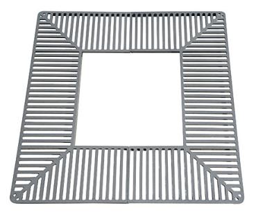 Preview: Baumroste aus massivem Stahl