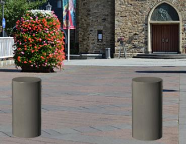 Preview: Stilsperrpfosten, rund Typ FLAT, Ø 160 bis 270 mm