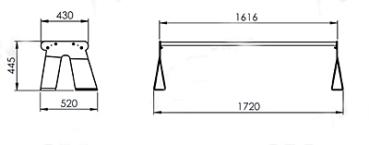 Preview: Hockerbank Typ METAL