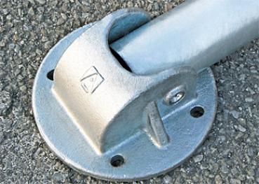 Parkplatzbügel Typ „3-Point“ ohne Bodenplatte