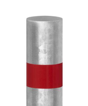 Preview: Sperrpfosten mit Flachkopf Durchmesser 76 mm