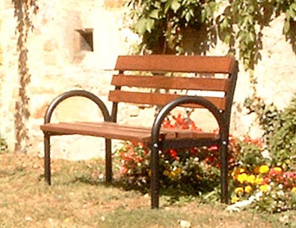 Parkbank Modell Stadtmauer