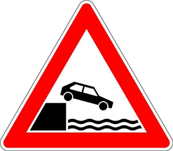 Verkehrszeichen VZ 101-53 Ufer