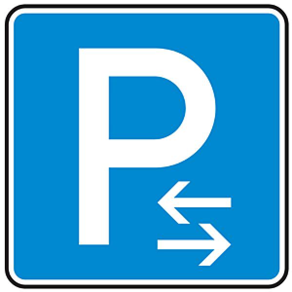 Verkehrszeichen VZ 314-30 "Parken" Mitte rechts