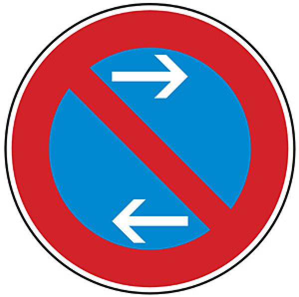 Verkehrszeichen VZ 286-31 eingeschränktes Halteverbot Mitte links