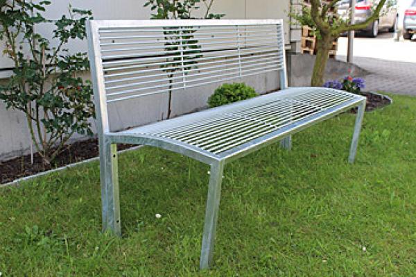 Stahlgitter-Sitzbank Typ RUDRO