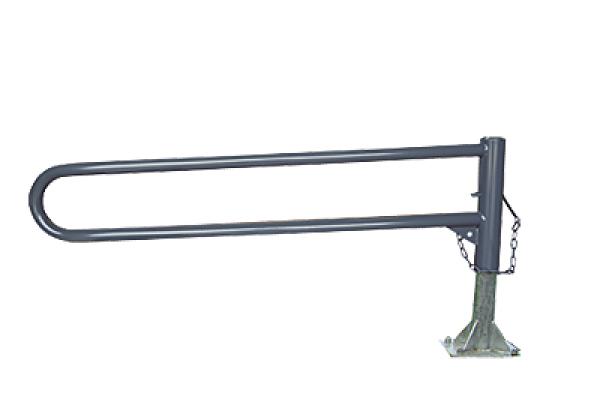 Wegesperre, Gatterschranke freitragend - leichte Ausführung