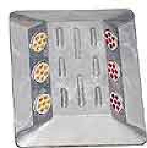 ALU-Markierungsnägel mit Reflektor, quadratisch