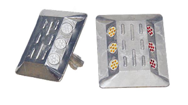 ALU-Markierungsnägel mit Reflektor, quadratisch