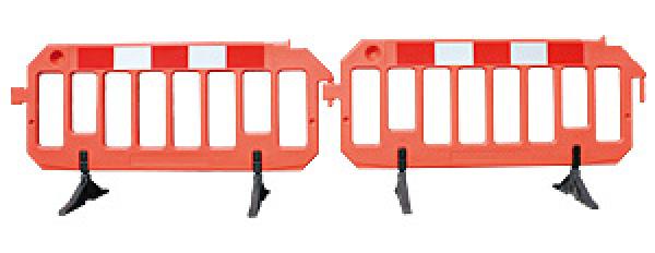 Absperrschranke aus Kunststoff