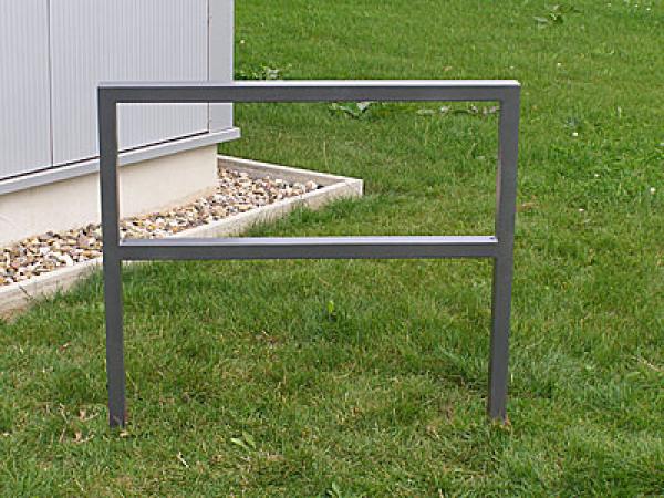 Fahrrad-Anlehnbügel Typ Rechteck mit Mittelstrebe