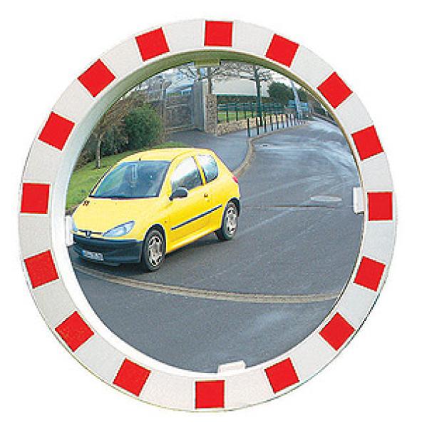 Straßenverkehrsspiegel rund aus Polymir, unzerbrechlich,