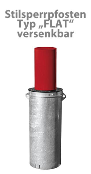Stilsperrpfosten, rund Typ FLAT, Ø 160 bis 270 mm