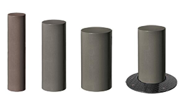 Stilsperrpfosten, rund Typ FLAT, Ø 160 bis 270 mm