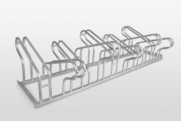 Fahrradständer, verschweißt Bügelparker der Klassiker, doppelseitig