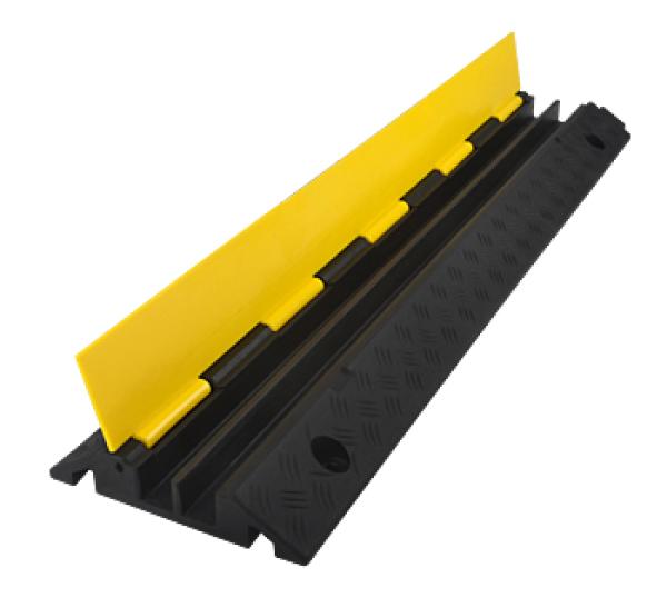 Schlauch- und Kabelbrücke mit Klappdeckel 2 Kanäle