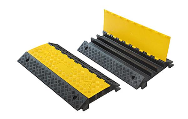 Schlauch- und Kabelbrücke mit Klappdeckel 3 Kanäle